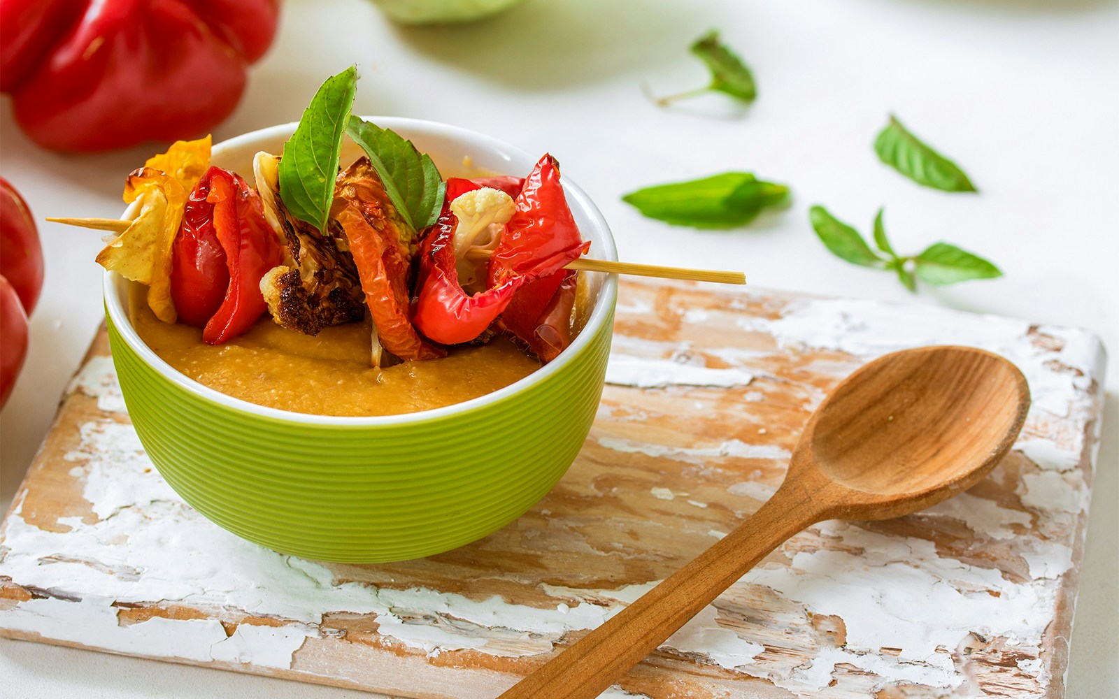 Grilled vegetable skewers