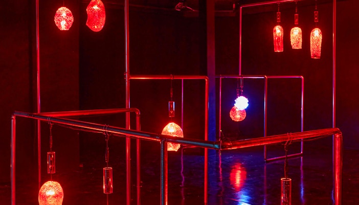 Light Art Museum Budapest- The Chandelier Symphony