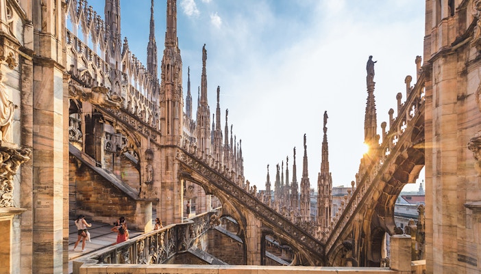 Milan duomo rooftop
