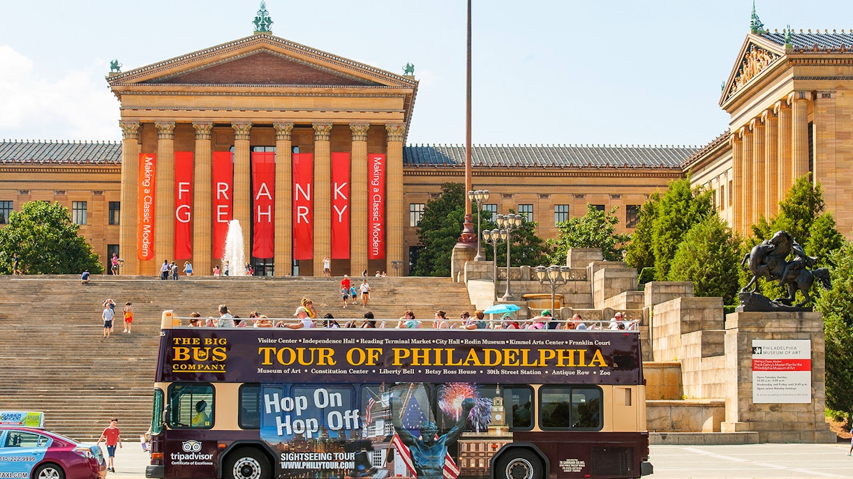 Ônibus hop-on hop-off na Filadélfia