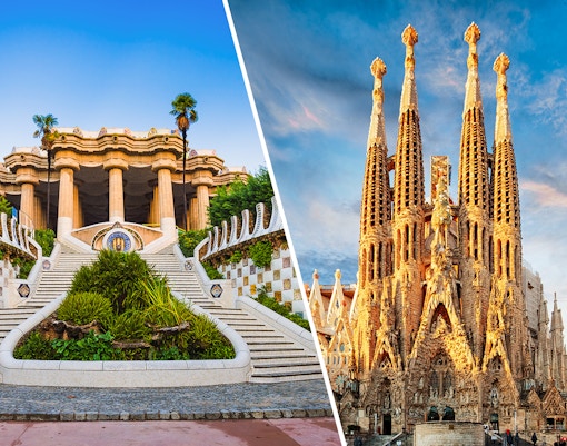 Park Guell i Sagrada Familia zestawy biletów