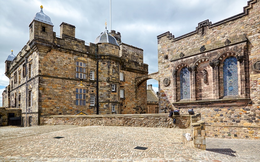 Royal Palace and Scottish National War Memorial at Edinburgh Castle, Edinburgh, Scotland.