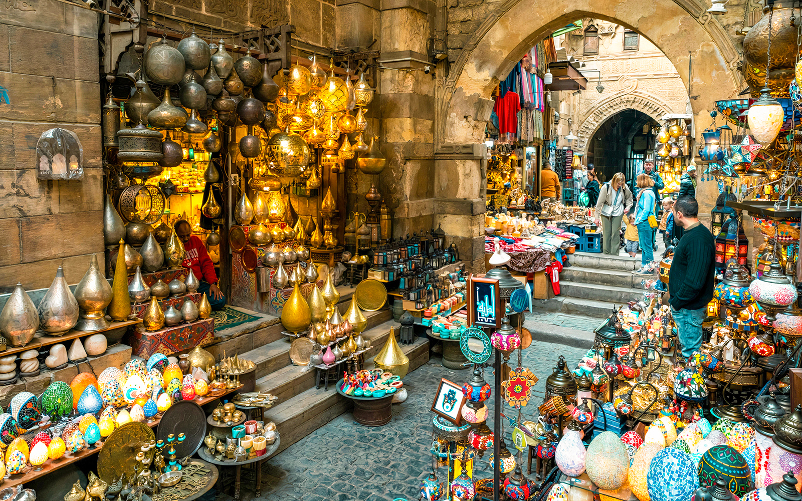 Khan El Khalili-basaren