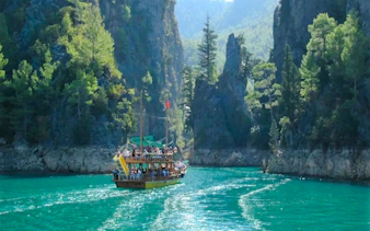 ab alanya: bootsfahrt zum grünen canyon mit mittagessen, erfrischungsgetränken und hoteltransfers-1