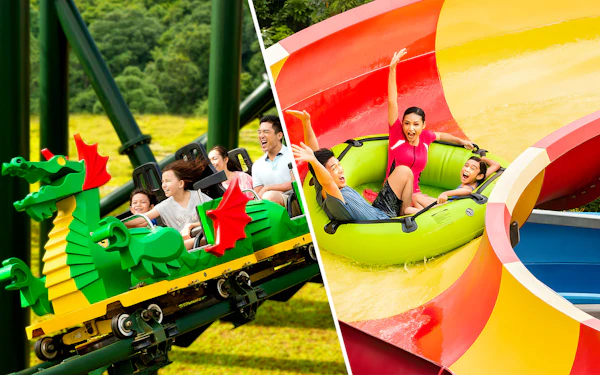 Combo : LEGOLAND® Malaysia Theme Park + Adventure Waterpark Desaru Coast Tickets