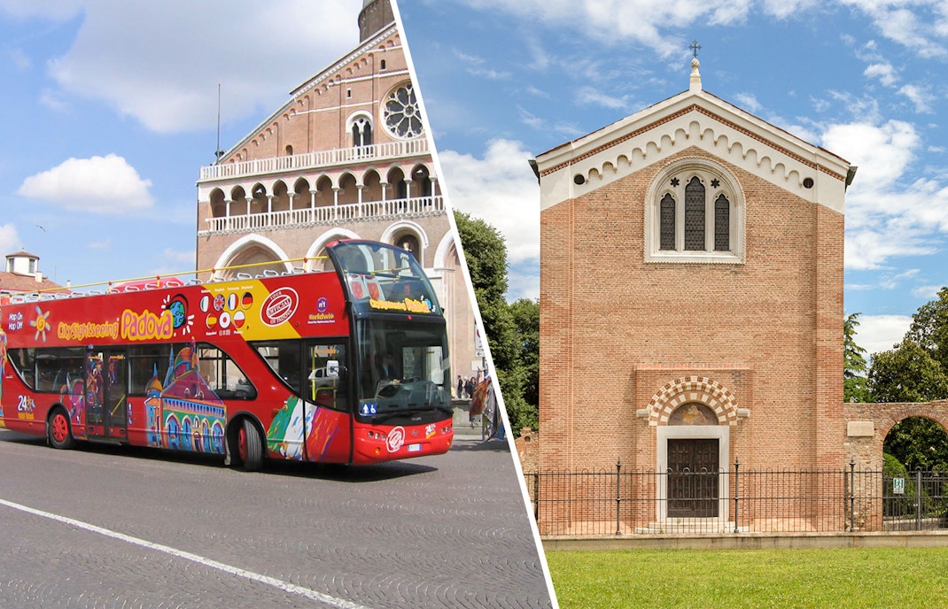 Combo tickets with Padua hop on hop off bus tours