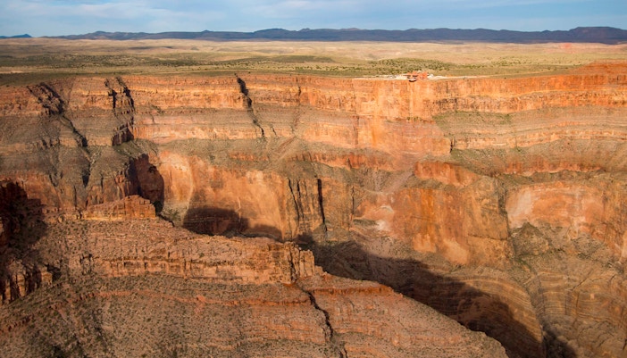 Aerial view of the Grand Canyon West Rim