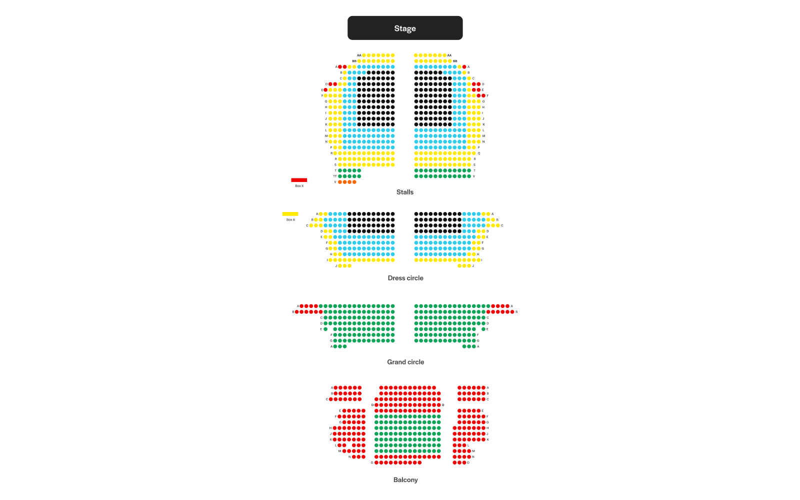 Palace Theatre Seating Plan Image