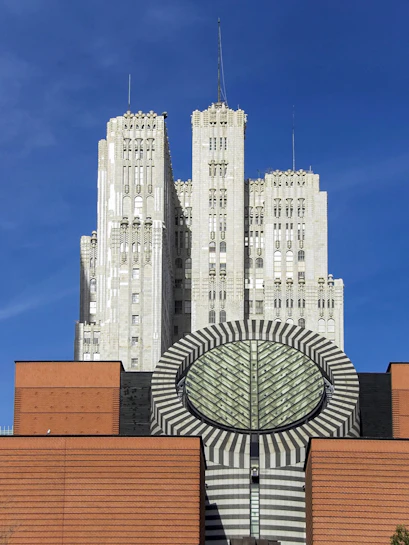 San Francisco Museum of Modern Art facade with unique architectural design.