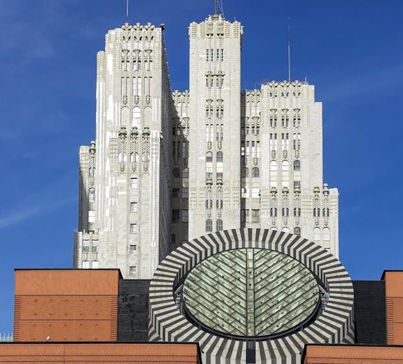 San Francisco Museum of Modern Art facade with unique architectural design.