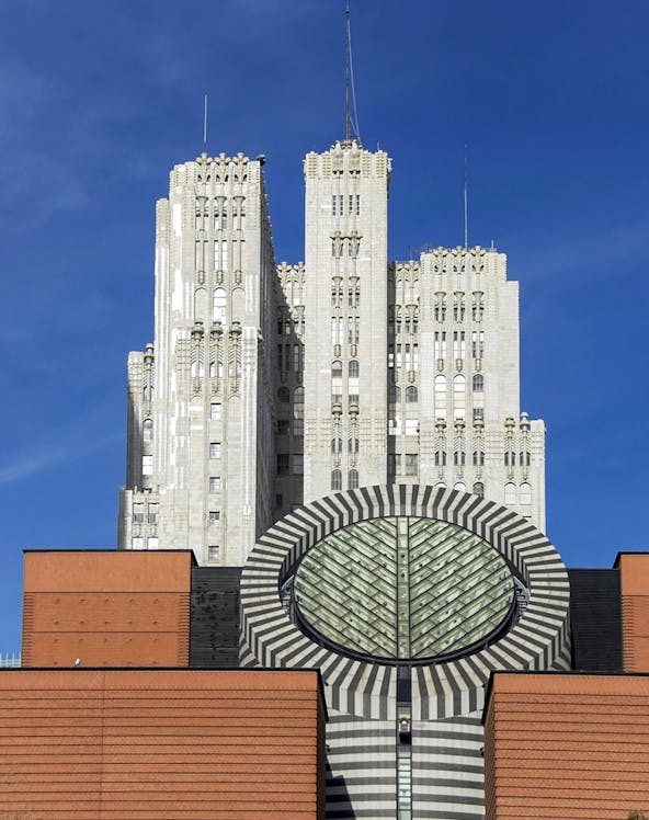 San Francisco Museum of Modern Art facade with unique architectural design.