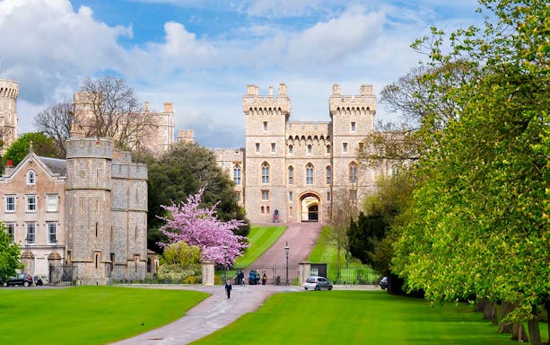 Windsor Castle exterior view on a London to Windsor Castle tour.