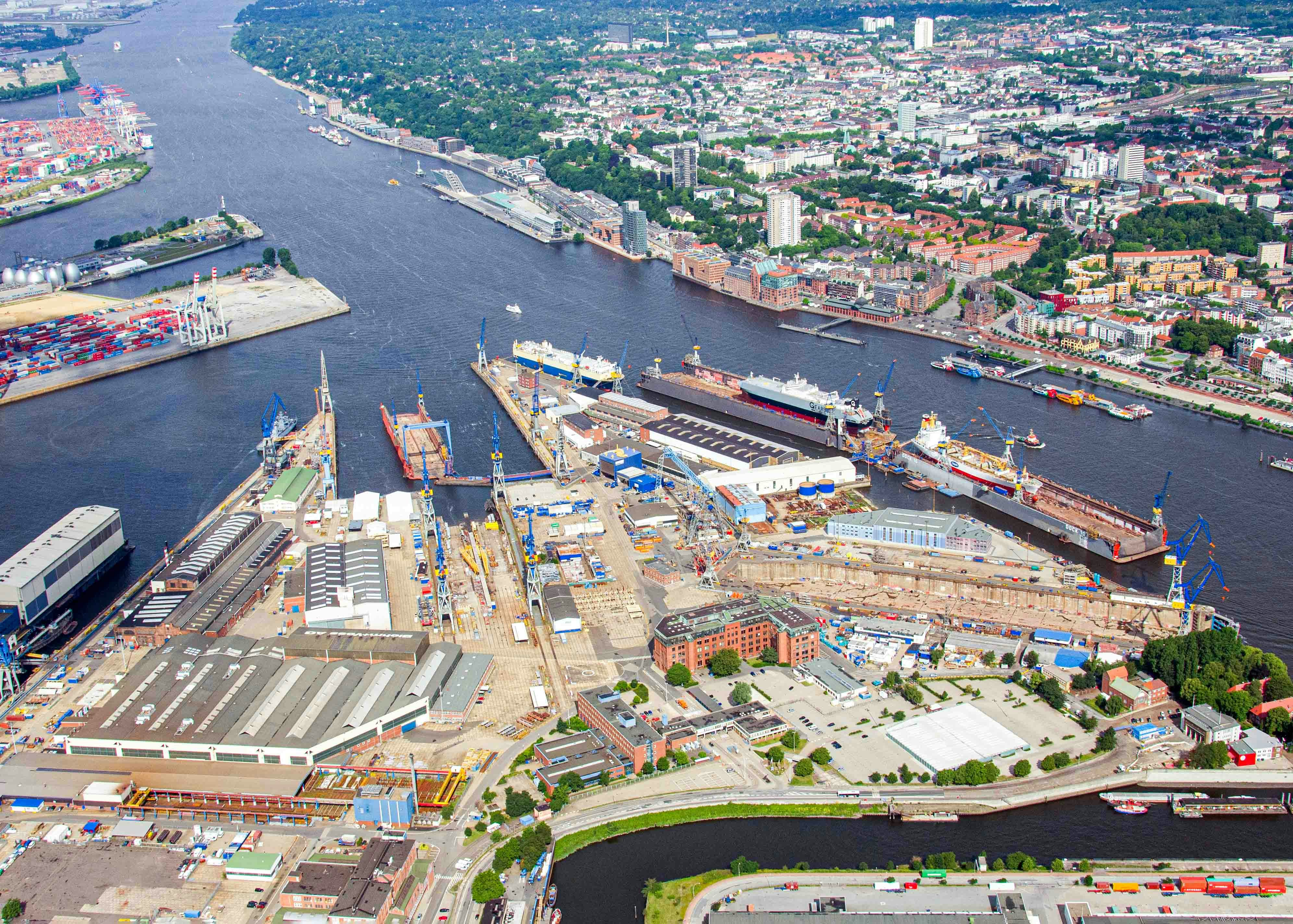 Docks of Blohm and Voss