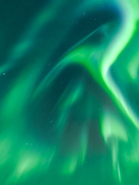 Northern lights display during Northern Lights Discovery Tour.