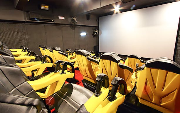 4D cinema seats for Wild West Cowboy experience.