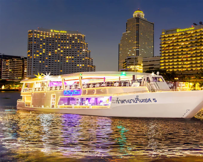 Chao Phraya Princess Cruise with Buffet Dinner & Live Music
