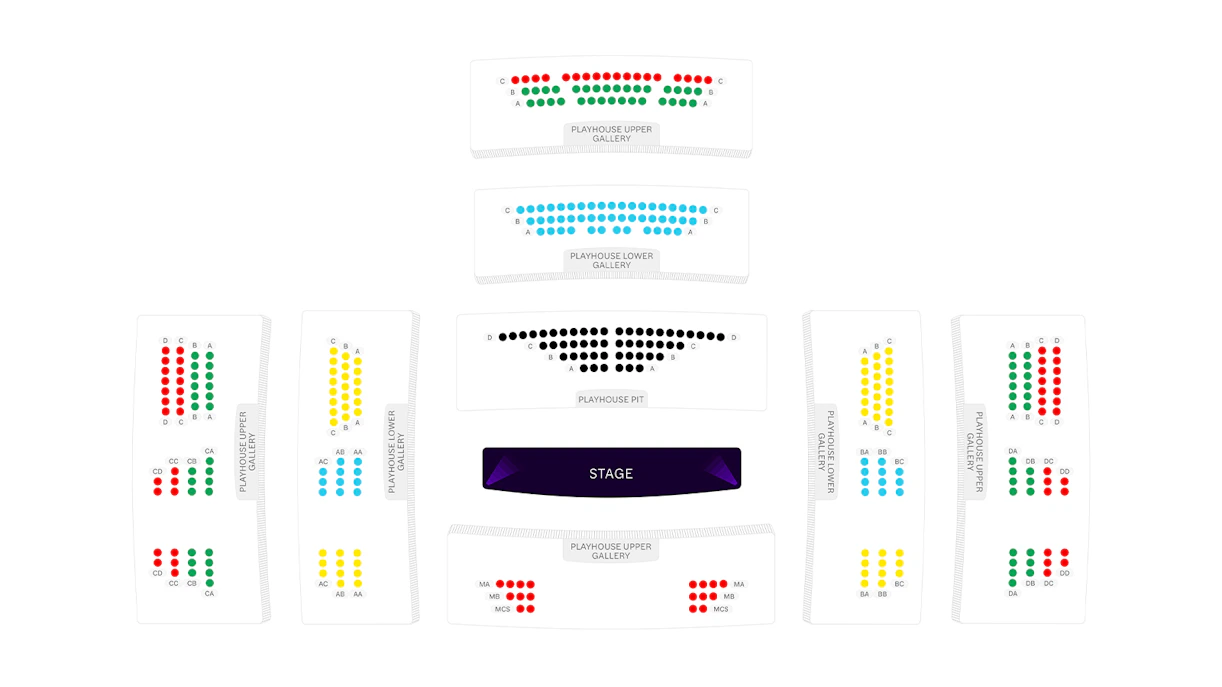 sam wanamaker theatre seat map