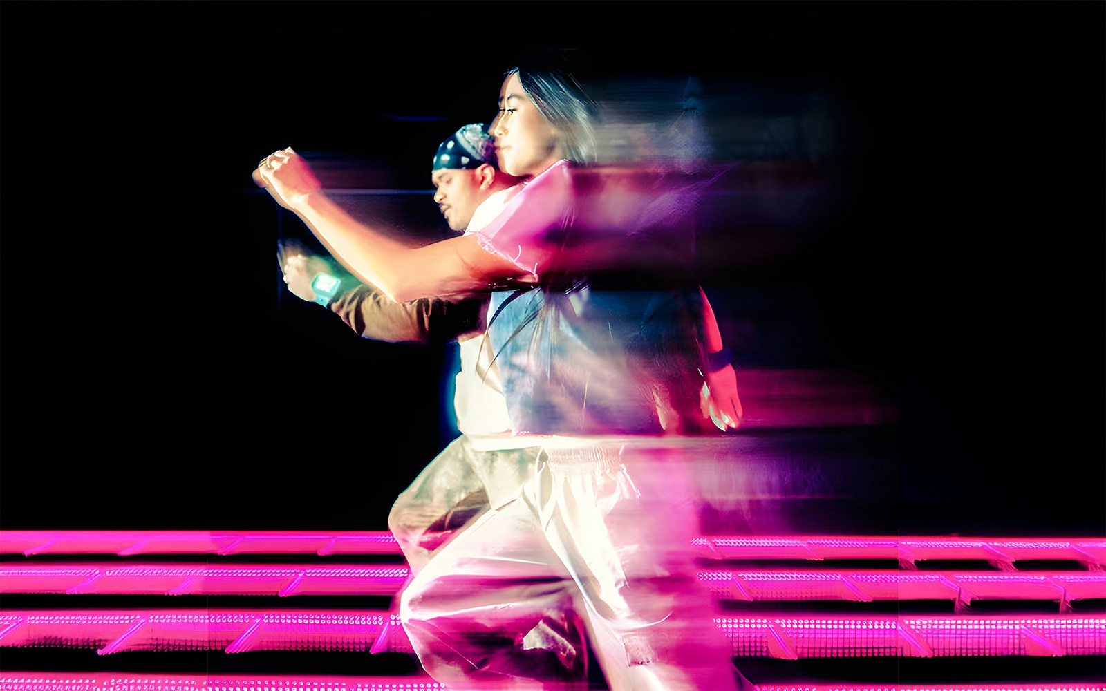 Participants engaging in Squid Game The Experience in Sydney.