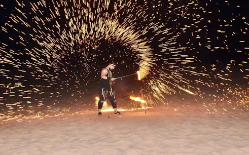 ras al khaimah private desert safari with bedouin oasis camp access, dune bashing, camel ride, and barbecue dinner-1