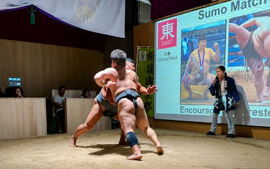 Kyoto Sumo Show with Wrestler Challenge