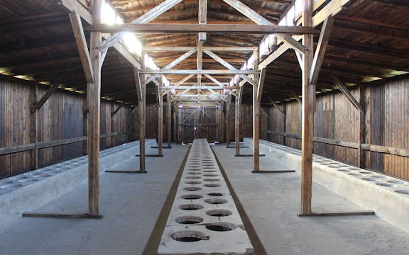 Inside Auschwitz concentration camp, Oswiecim, Poland