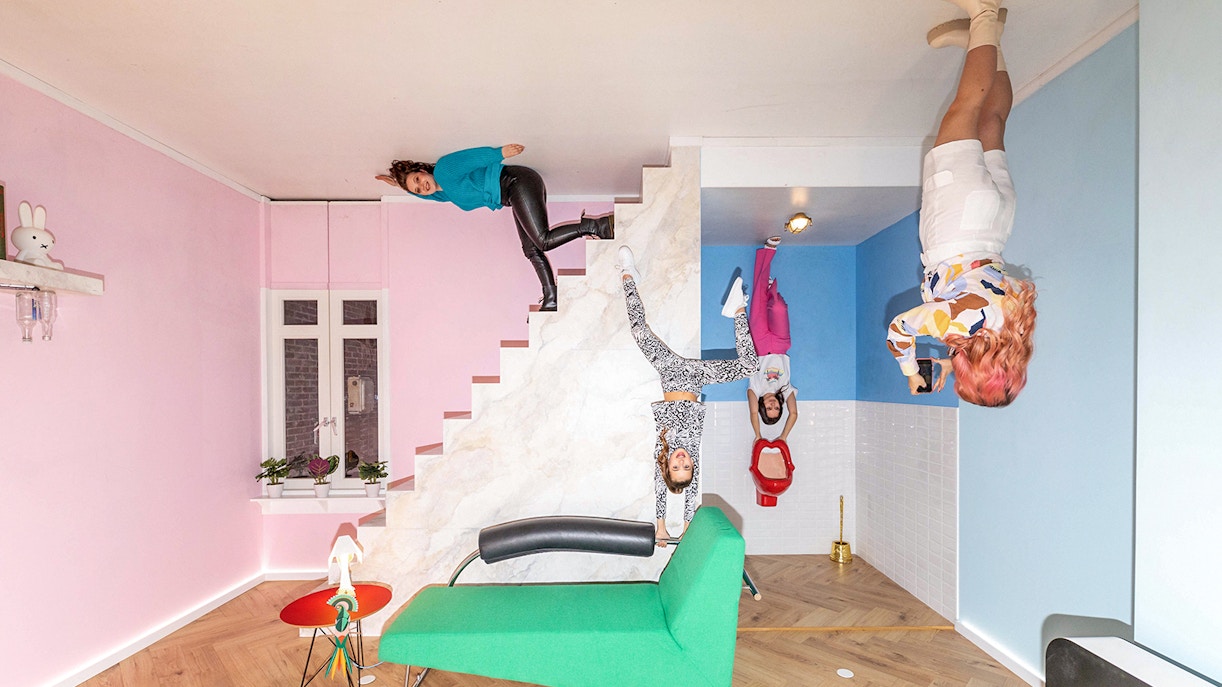 museo upside down amsterdam