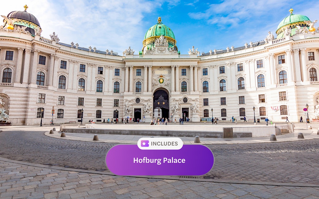 Hofburg Palace exterior in Vienna, part of Vienna Flexi Pass tour.