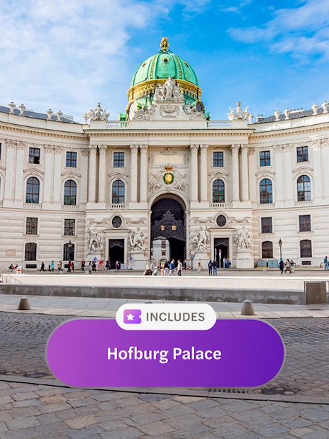 Hofburg Palace exterior in Vienna, part of Vienna Flexi Pass tour.