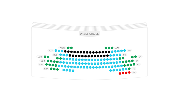 Criterion Theatre Theatre Dress Circle Seating Plan