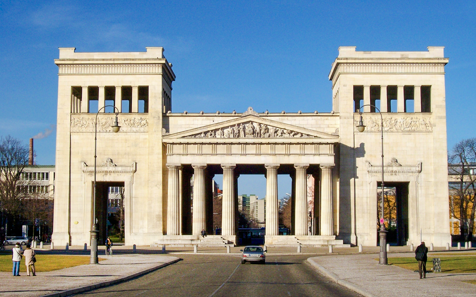 Glyptothek facade in Munich during Third Reich tour.