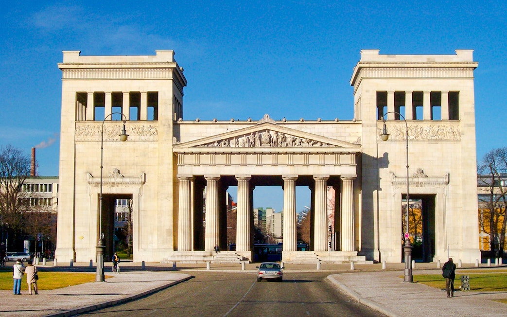 Glyptothek facade in Munich during Third Reich tour.