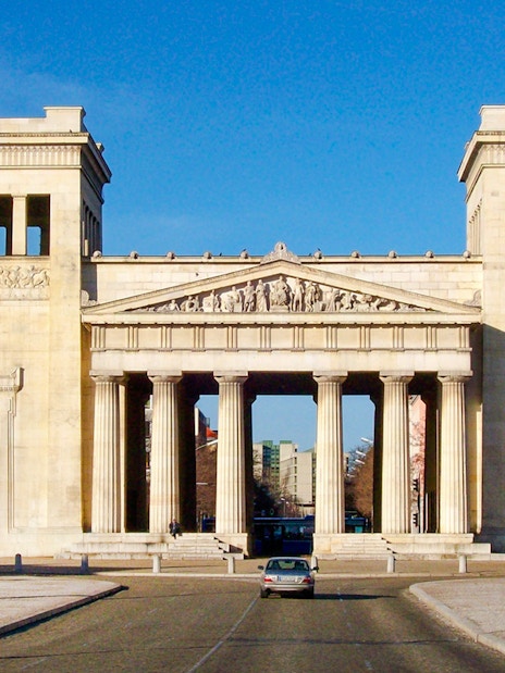 Glyptothek facade in Munich during Third Reich tour.