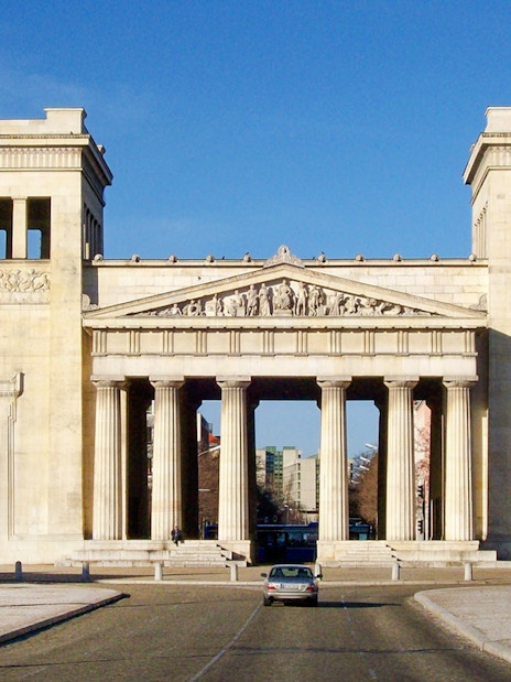 Glyptothek facade in Munich during Third Reich tour.