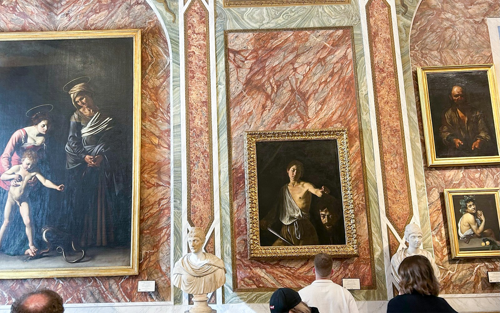 Borghese Gallery David with the Head of Goliath