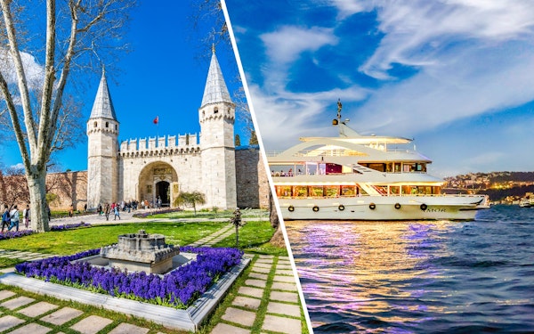 Combo: Topkapi Palace & Harem Skip-the-Line Tickets + Bosphorus 4-Course Dinner Cruise