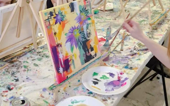 safi painting and drawing workshop in artist's studio-3