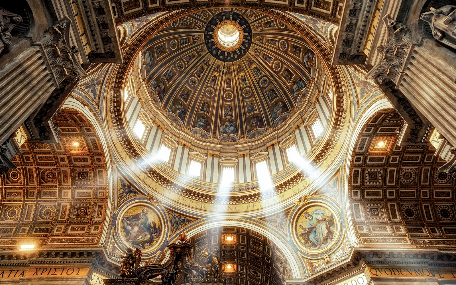 St. Peter's Basilica’s dome Interior view