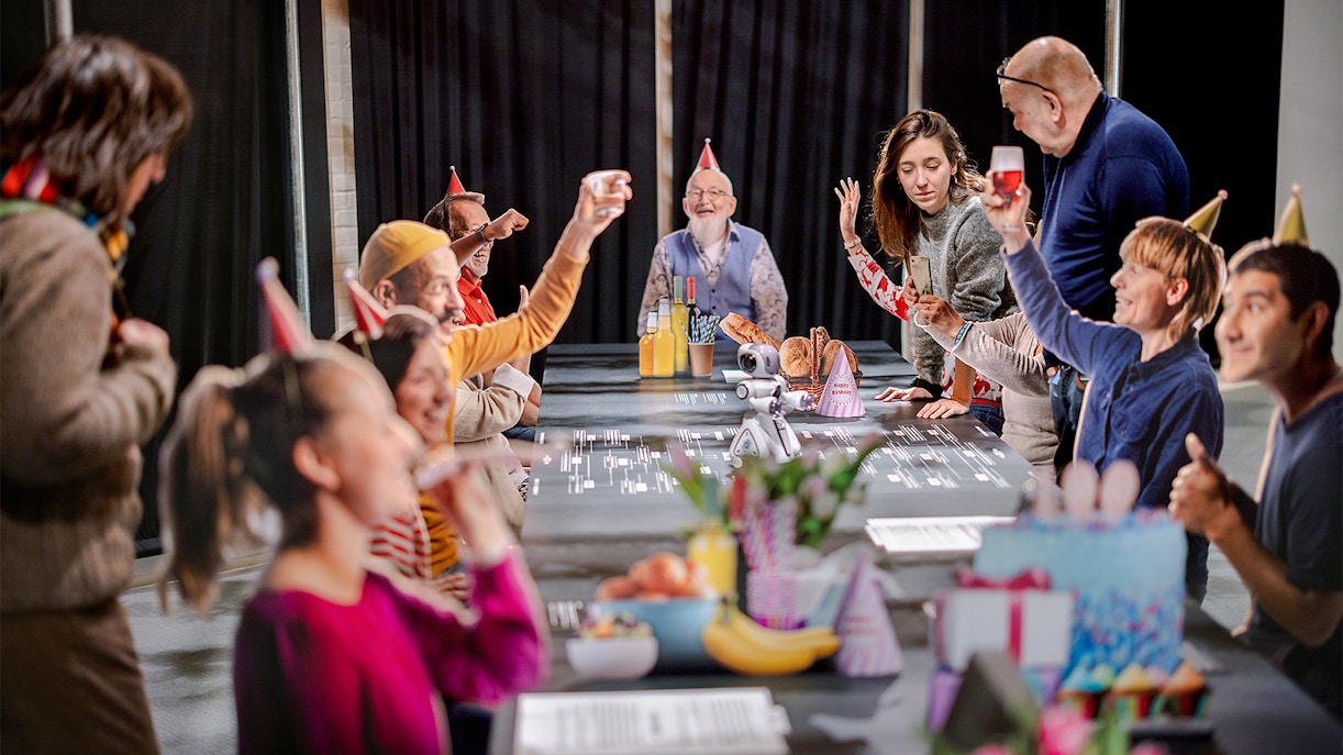 Visitors engaging with interactive exhibit at NEMO Science Museum.