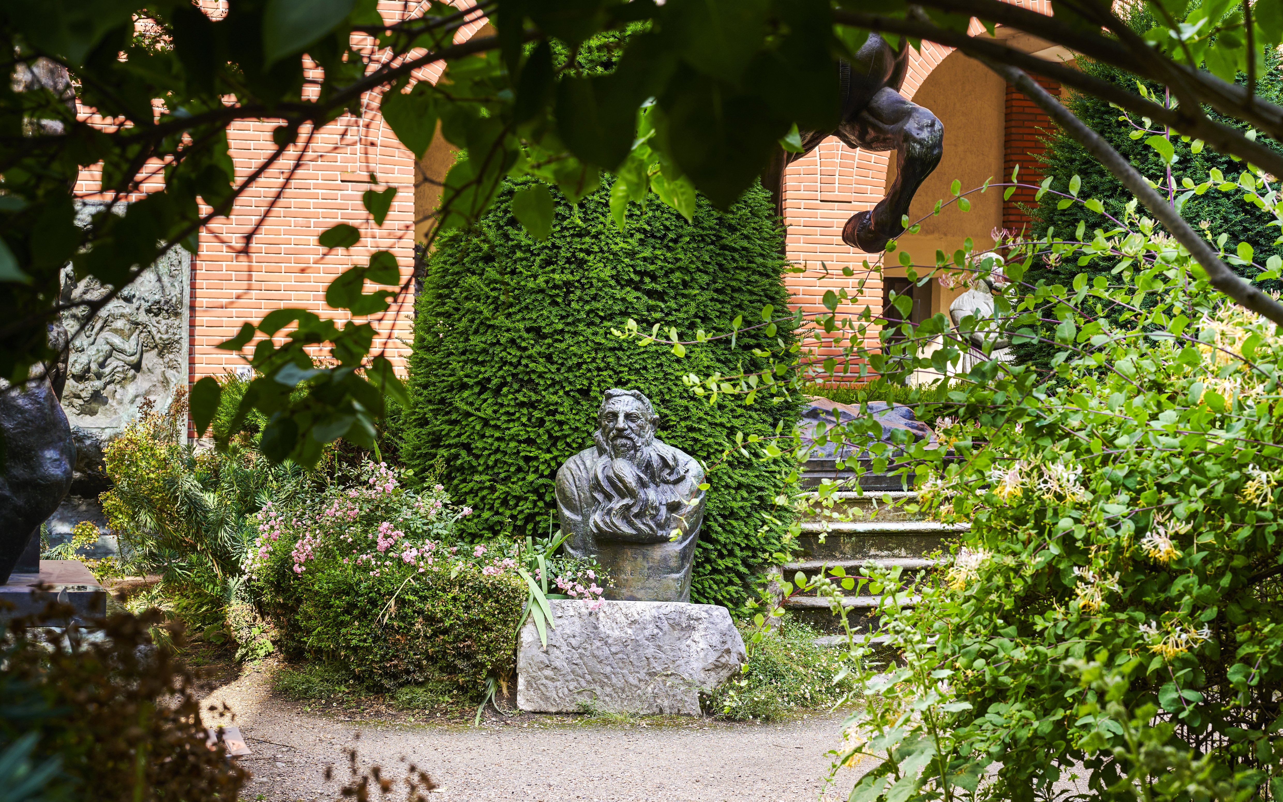 Sculpture in garden at Bourdelle Museum, Paris.
