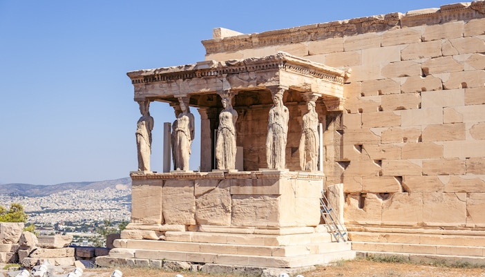 Erechtheion in Acropolis Athens