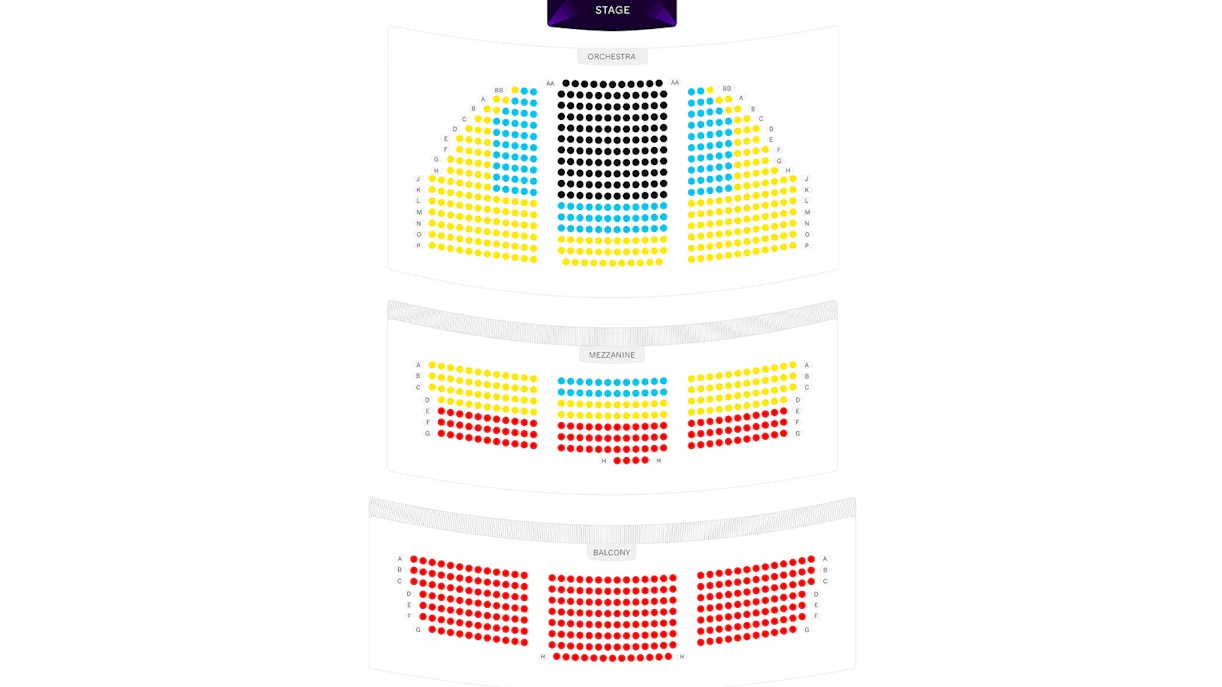 James Earl Jones Theatre Seating Chart New York