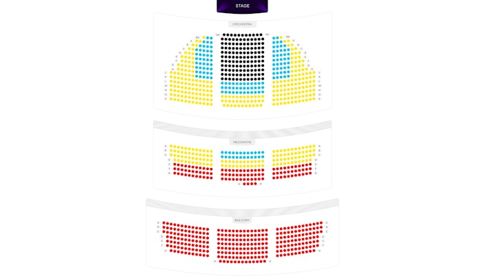 James Earl Jones Theatre Seating Chart
