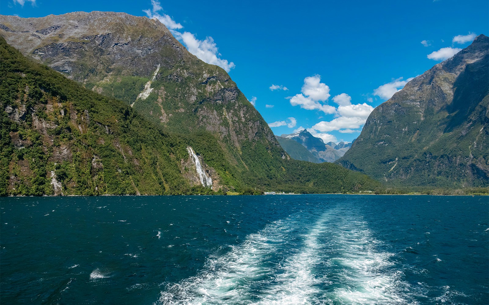 Hanging valley in New Zealand