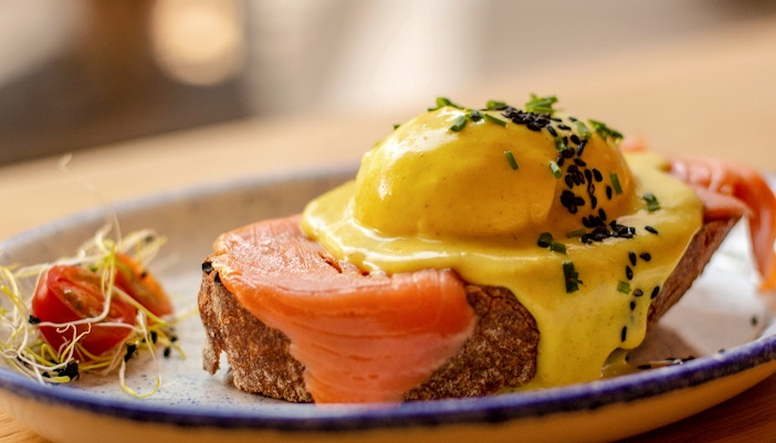 Smoked Salmon and eggs