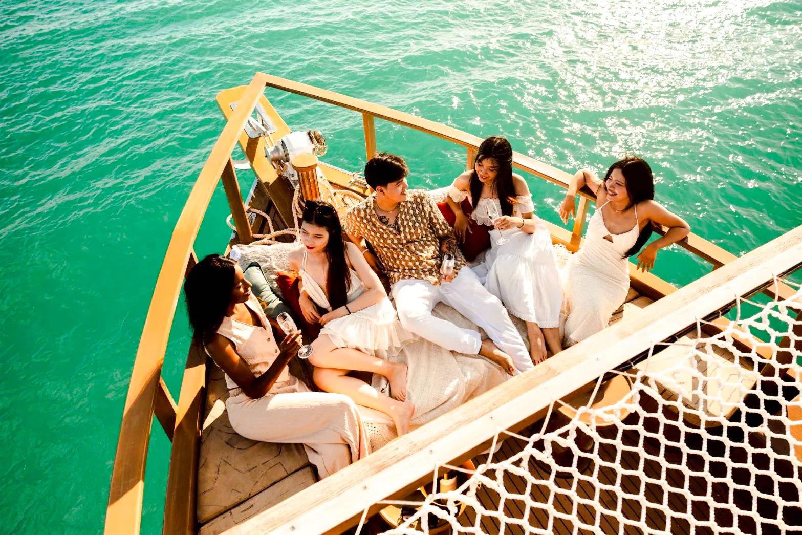 Phuket Private Longtail Boat Charter with Jacuzzi to Coral Island Banana Beach and Promthep Cape