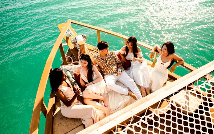 Phuket Private Longtail Boat Charter with Jacuzzi to Coral Island Banana Beach and Promthep Cape