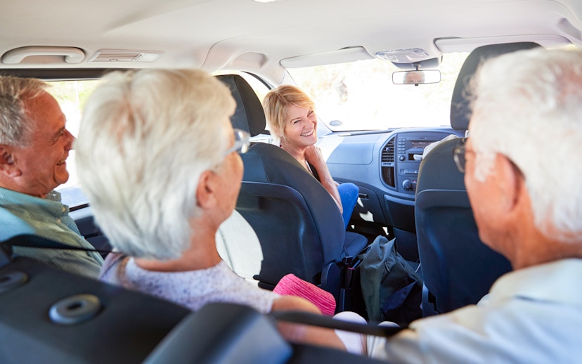 Private transfer to Tokyo Disney Resort with passengers enjoying the ride.