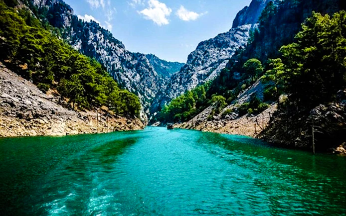 From Antalya: Green Canyon Boat Tour With Lunch, Soft Drinks and Round-Trip Hotel Transfers