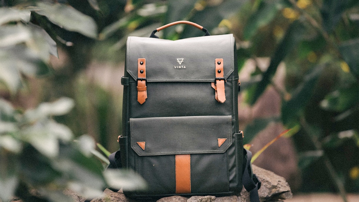 Backpack on rocks, related to Burj Al Arab hotel bag policy.