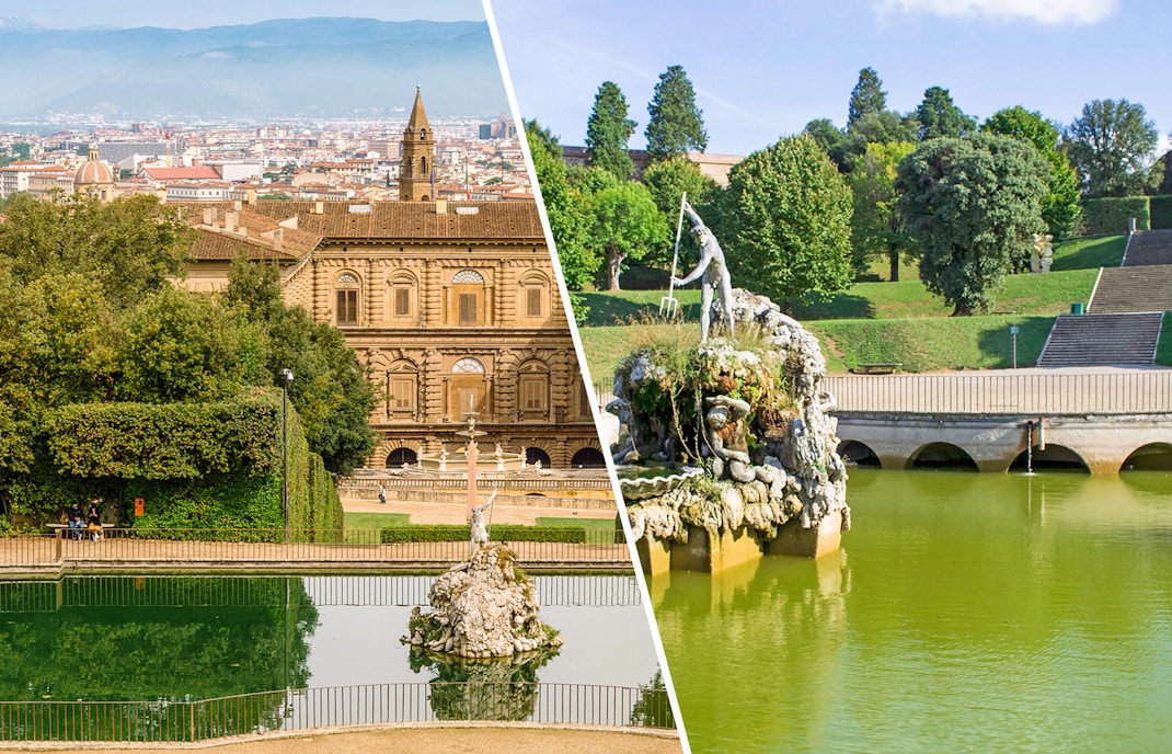 pitti palace and boboli gardens